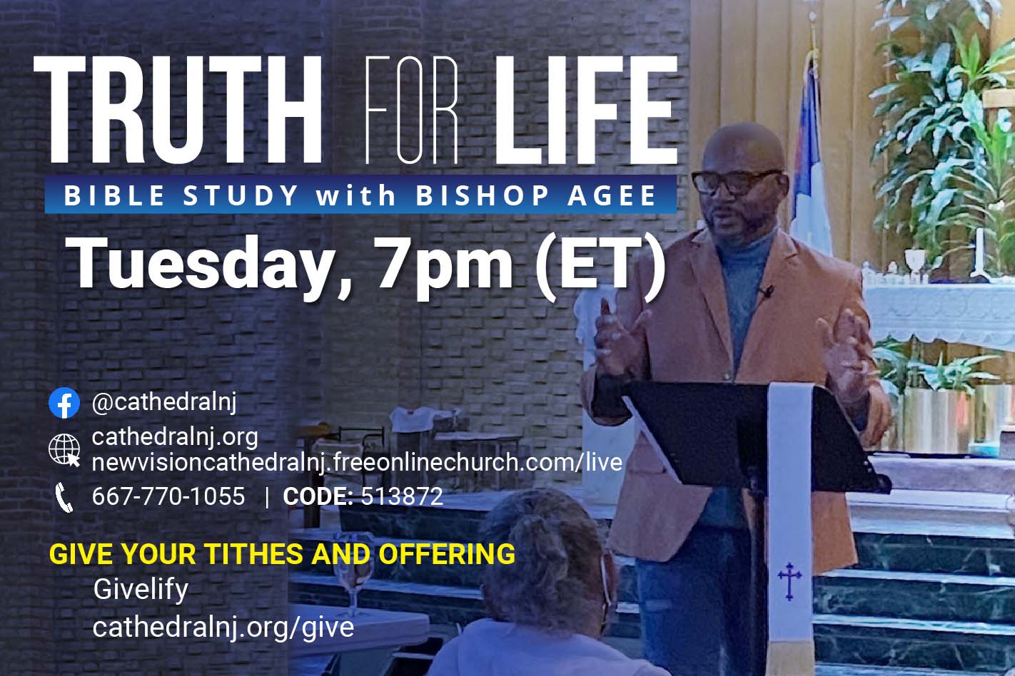 Join Our Truth For Life Bible Study - 7pm (ET) 7 Truth For Life Bible Study