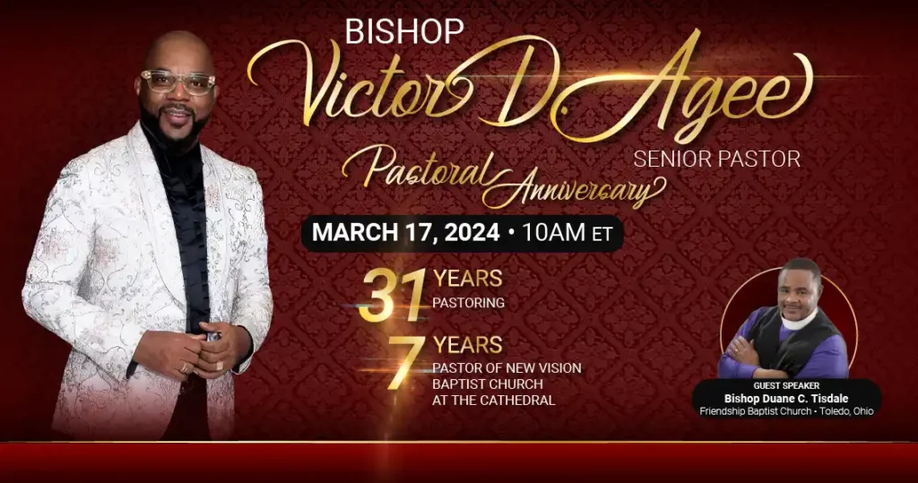 Bishop Victor D Agee Pastoral Anniversary